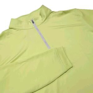 Peter Millar Perth Mélange Performance Quarter-Zip Mens XXL 2XL Green NEW NWT